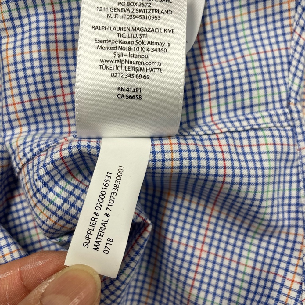 Polo Ralph Lauren plaid button down - Picture 5 of 5